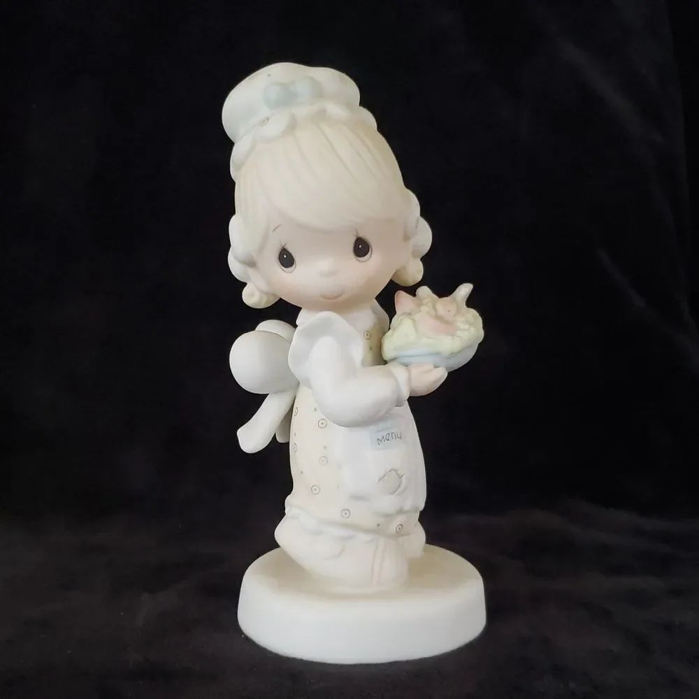 Vintage Precious Moments "There is Joy in Serving Jesus" Figurine E-7157  (1981)